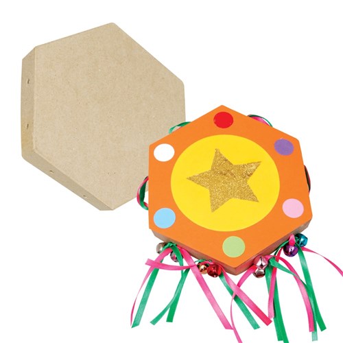 Papier Mache Tambourine