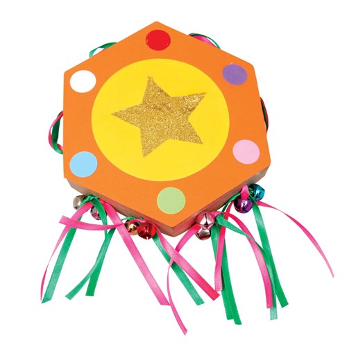 Papier Mache Tambourine