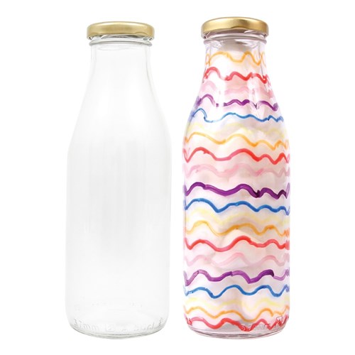 Glass Milk Bottle - 500ml