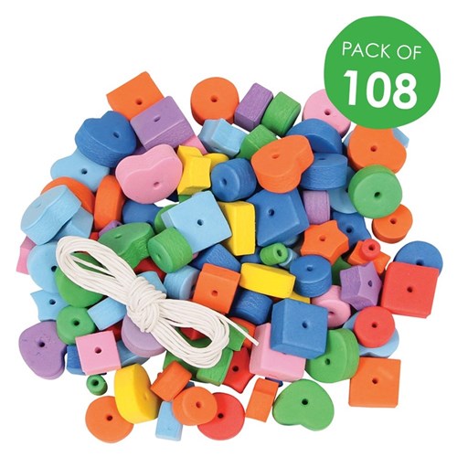 Foam Beads - Assorted - Pack of 108