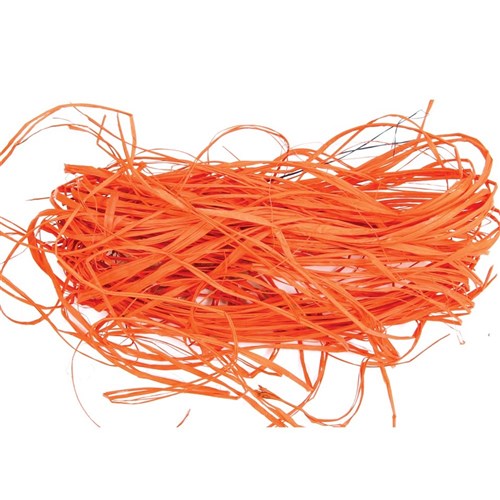 Natural Raffia - Orange - 25g Pack