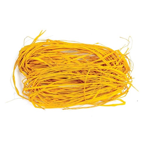 Natural Raffia - Yellow -  25g Pack