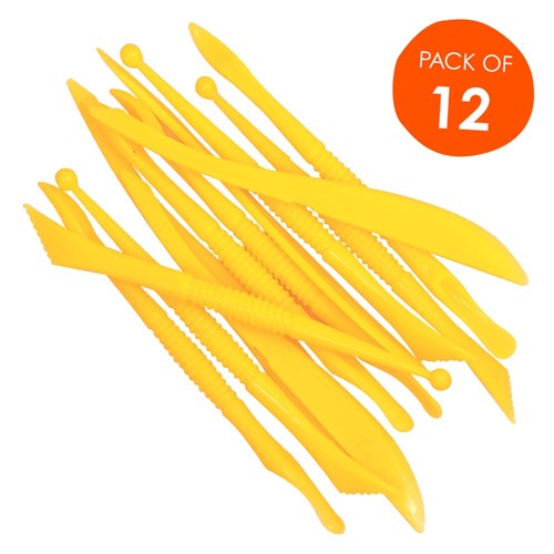 Plastic Sculpting Tools - Pack of 12