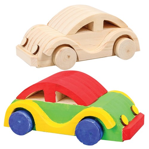 Wooden Construction Car - Each