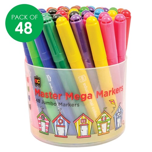 EC Master Mega Markers - Pack of 48