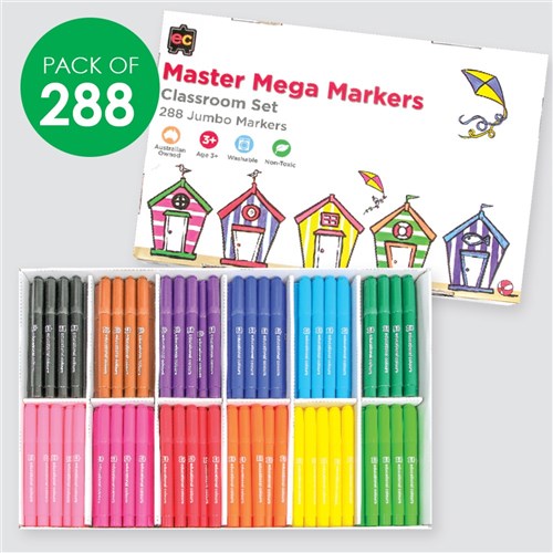 EC Master Mega Markers Classpack - Pack of 288