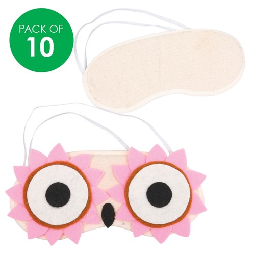 Fabric Eye Masks - Pack of 10
