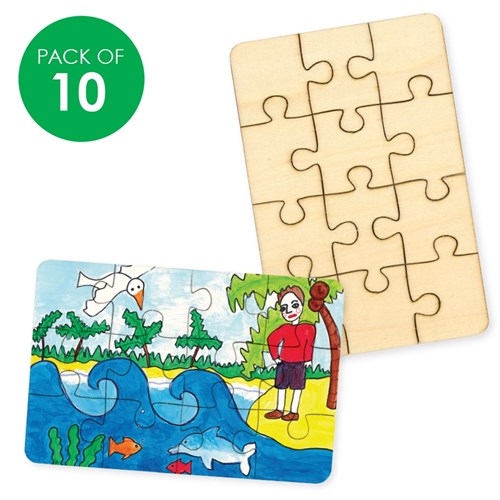 Wooden Jigdraws - Pack of 10