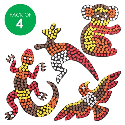 Foam Australian Animal Mosaics CleverKit Multi Pack - Pack of 4