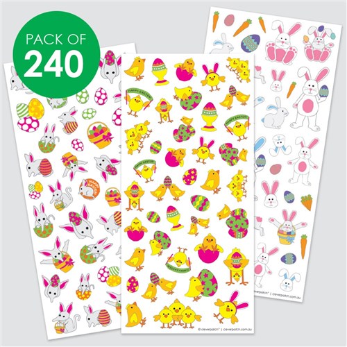 Easter Stickers - Pack of 240