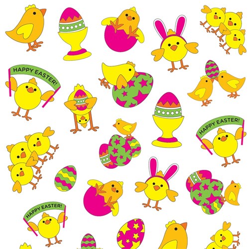 Easter Stickers - Pack of 240