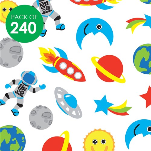 Space Stickers - Pack of 240