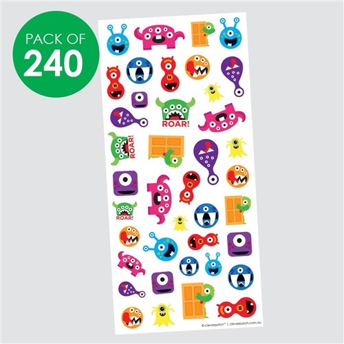 Monster Stickers - Pack of 240
