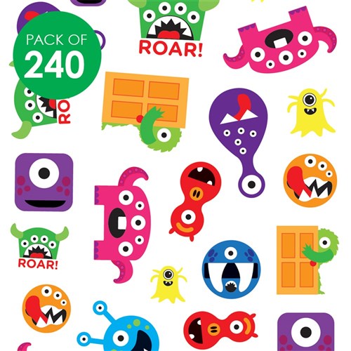 Monster Stickers - Pack of 240