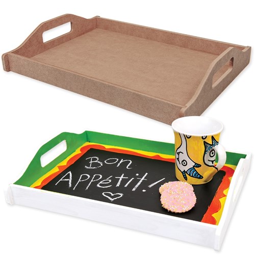 3D Wooden Tray - Each