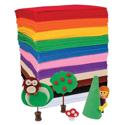 Felt Sheets - Solid Colours - Set of 11 Colours