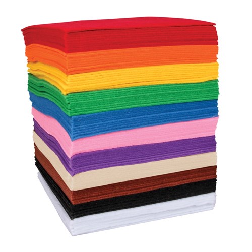 Felt Sheets - Solid Colours - Set of 11 Colours