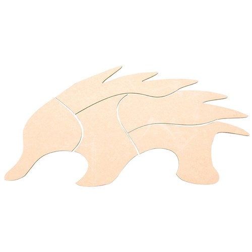Giant Wooden Echidna Puzzle