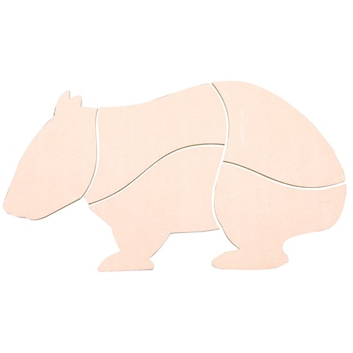 Giant Wooden Wombat Puzzle