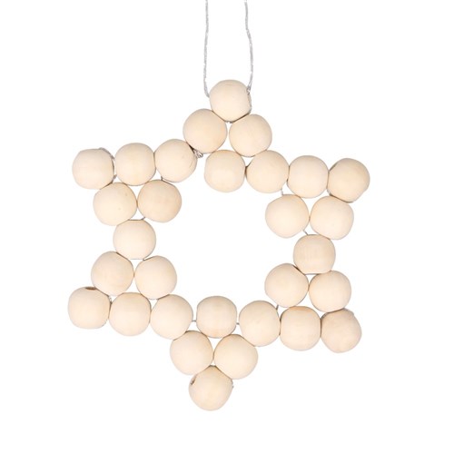 Natural Star Bead Ornament CleverKit