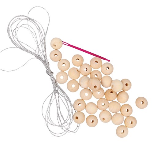 Natural Star Bead Ornament CleverKit