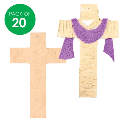 Wooden Crosses - Small - Pack of 20