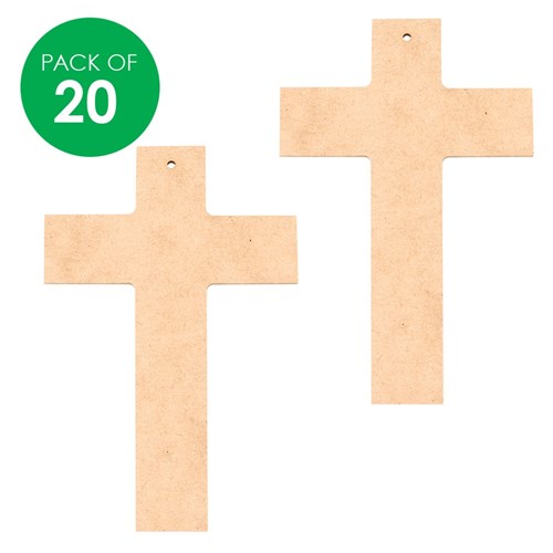Wooden Crosses - Small - Pack of 20
