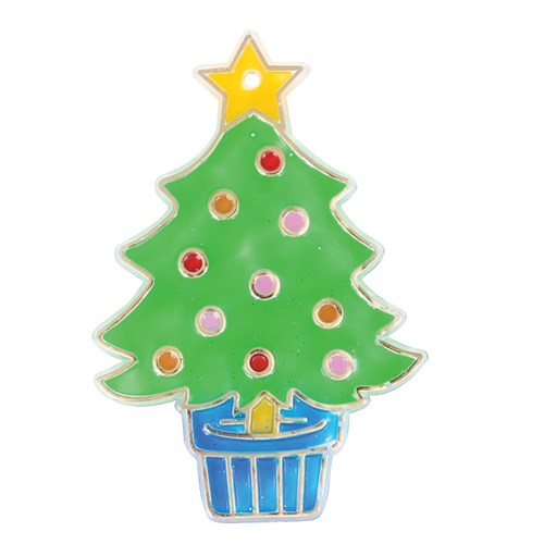 Plastic Sun Catchers - Christmas - Pack of 24