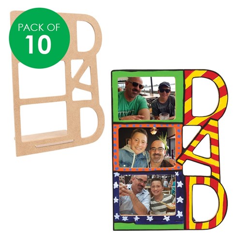 Wooden DAD Frames - Pack of 10