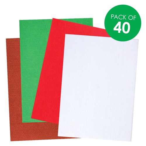 Christmas Felt - Pack of 40