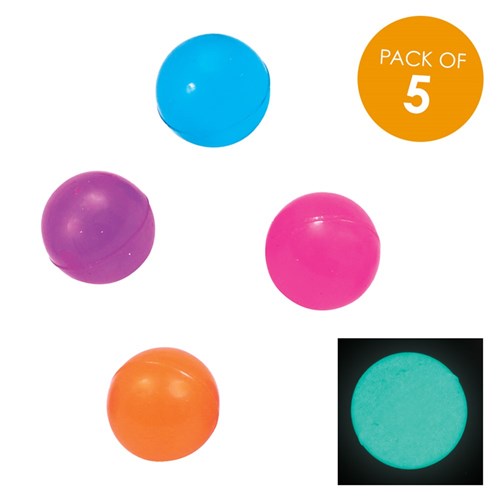 Moon Ball High Bounce Balls - Pack of 5