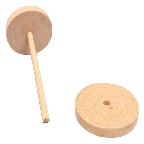 Wooden Wheels & Axles - Pack of 30