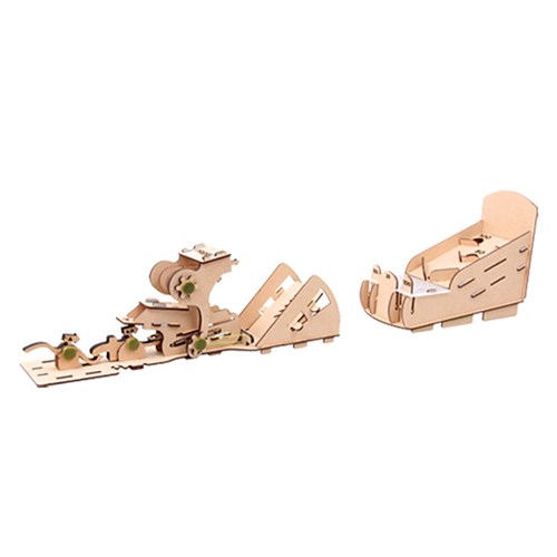 Chain Reaction Colliding Dominoes