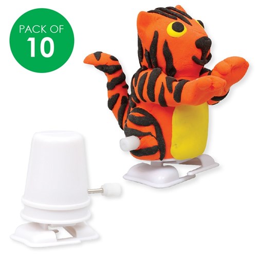 Wind-Up Walking Mechanisms - Pack of 10