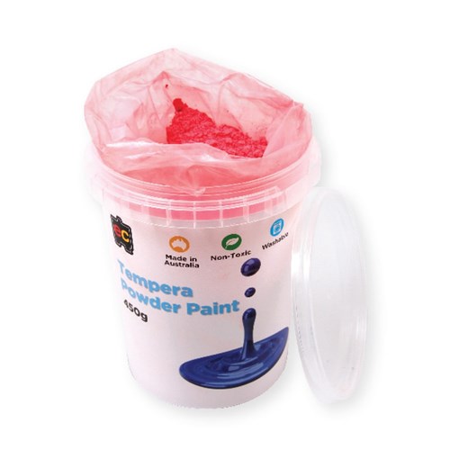 EC Tempera Powder Paint - Red - 450g