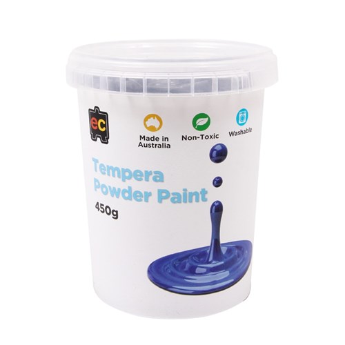 EC Tempera Powder Paint - Black - 450g