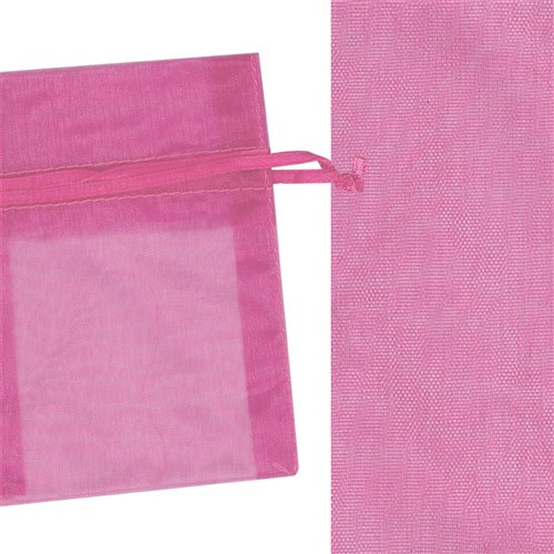 Organza Bags - Pink - Pack of 10