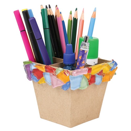 Papier Mache Pencil Holder