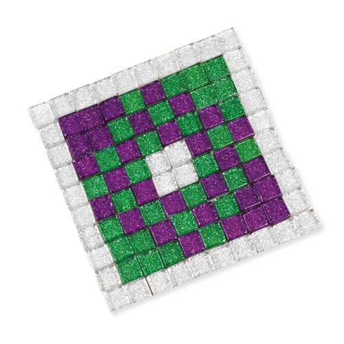 Glitter Glass Mini Mosaics - Assorted - 500g Pack