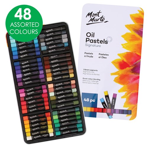 Mont Marte Oil Pastels - Pack of 48