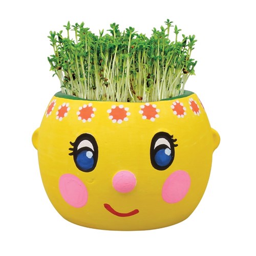 Ceramic Head Flowerpot - Each