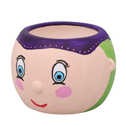 Ceramic Head Flowerpot - Each