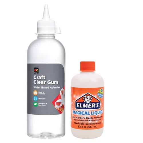 Slime Starter Pack - EC Clear Gum & Elmer