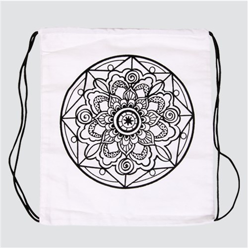 Fuzzy Art Bag - Mandala - Each
