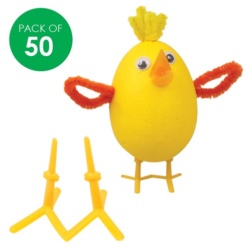 Plastic Chicken Feet - Pack of 50