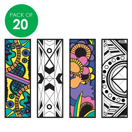 Fuzzy Art Bookmarks - Pack of 20