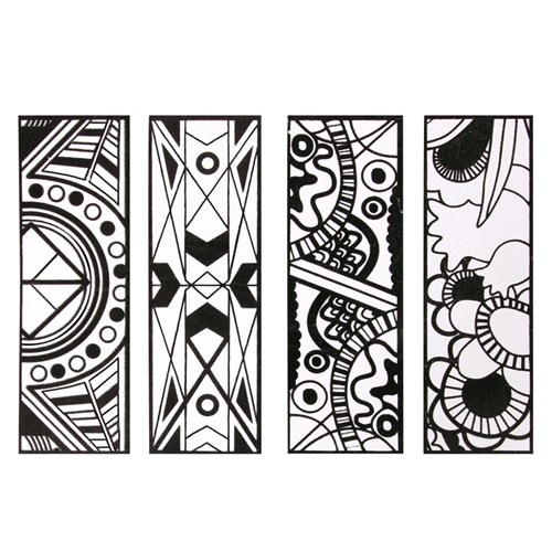 Fuzzy Art Bookmarks - Pack of 20