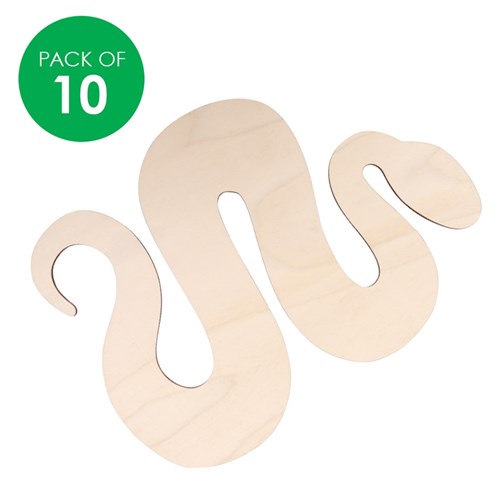 Wooden Snakes - Pack of 10