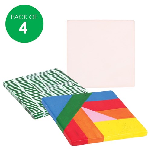 Ceramic Coasters - Pack of 4