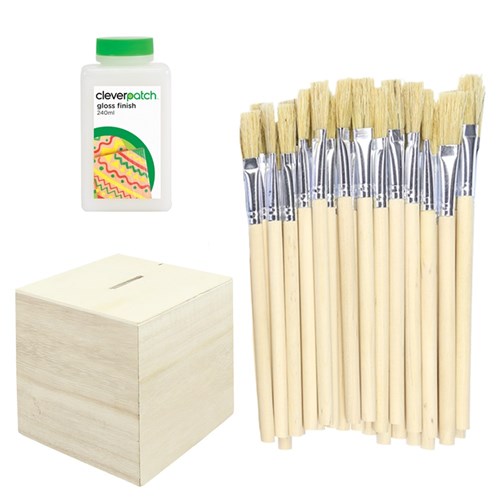 Rustic Wooden Money Boxes Group Pack